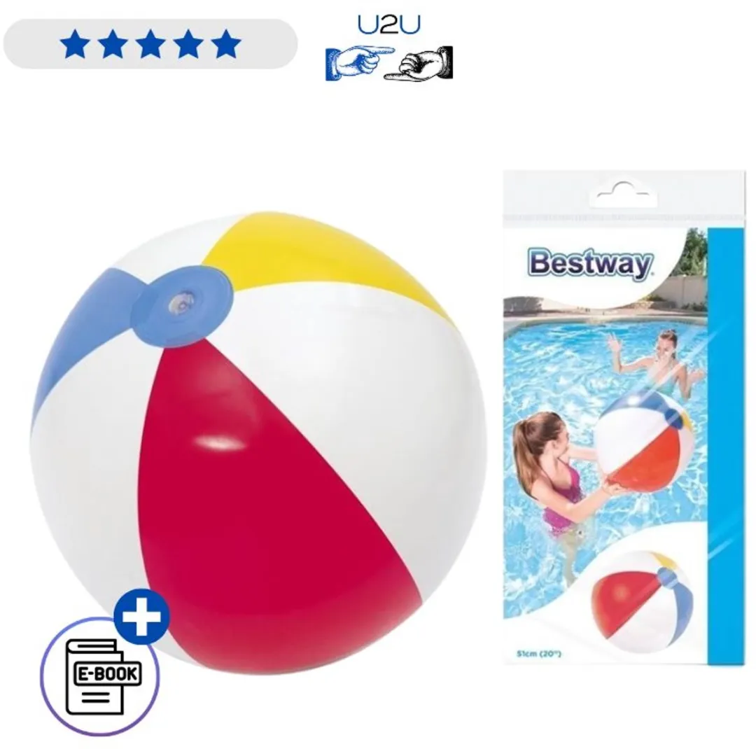 Lean Toys Bestway Strandbal 31021 51cm