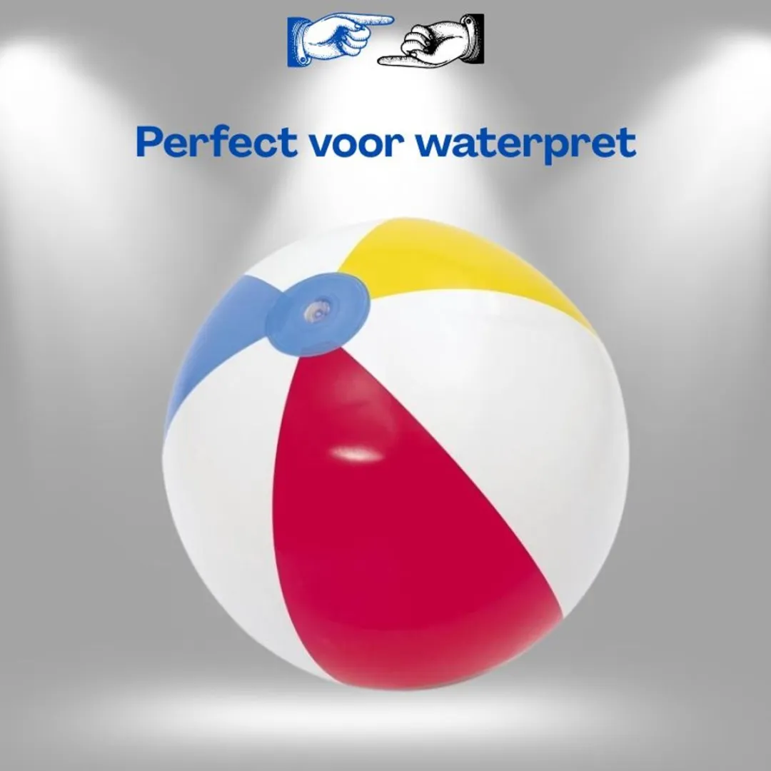 Lean Toys Bestway Strandbal 31021 51cm - Kinder Speelgoed