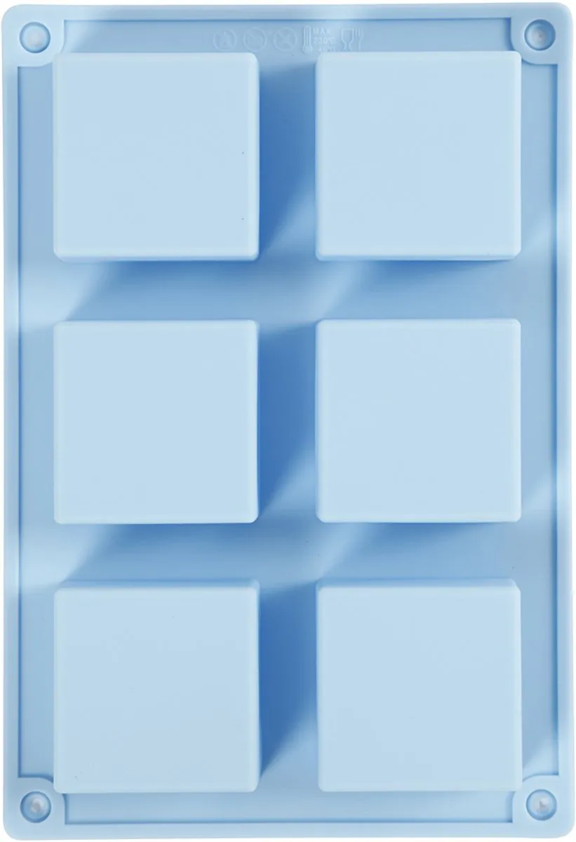 Creativ Company Siliconen Bakvorm DIY Lichtblauw 21,5x14,5x2,5cm