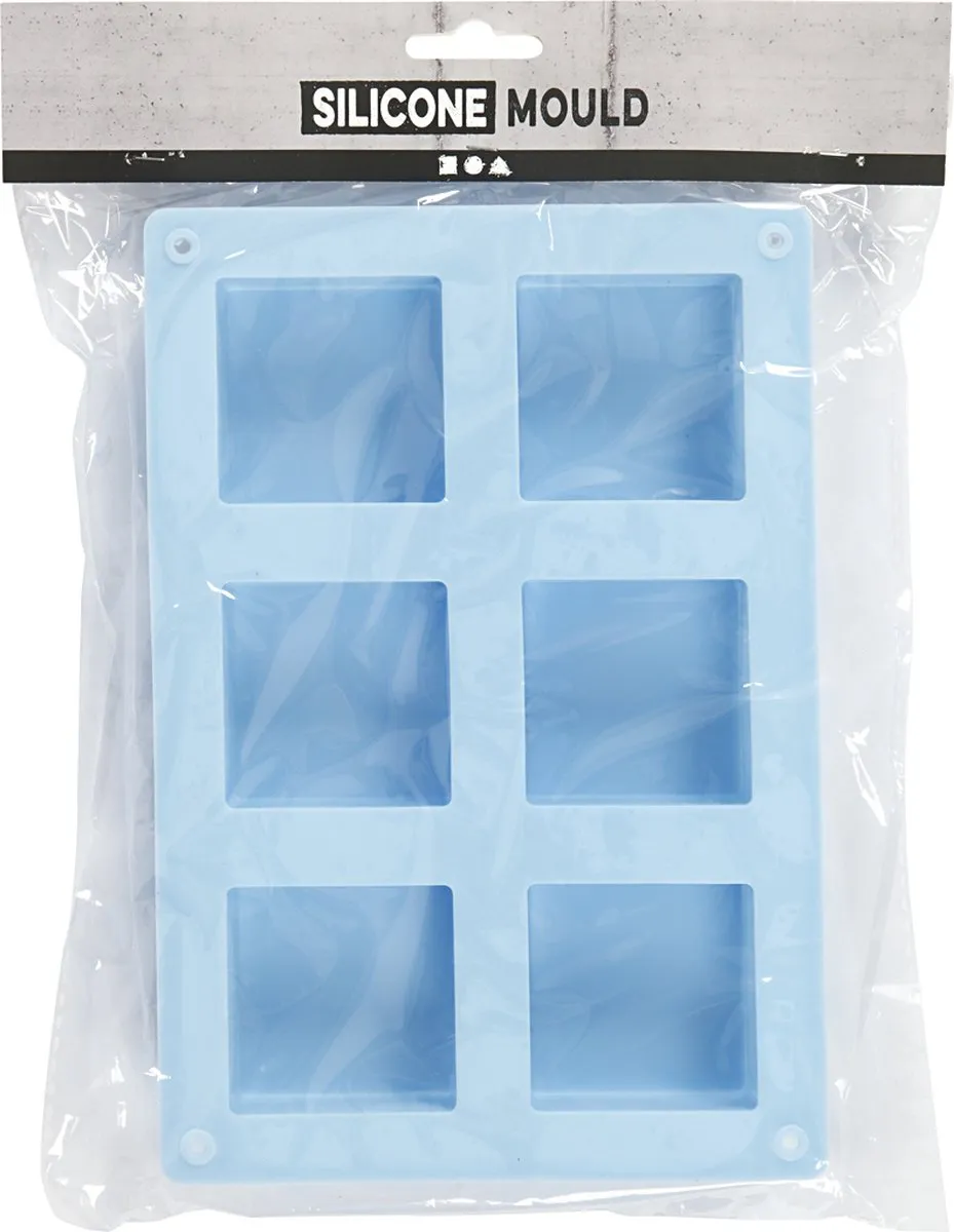 Creativ Company Siliconen Bakvorm DIY Lichtblauw 21,5x14,5x2,5cm