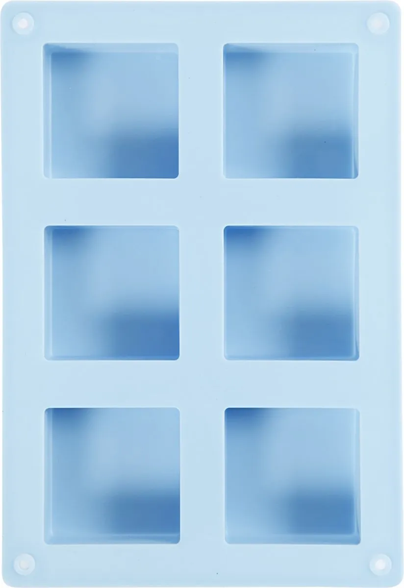 Creativ Company Siliconen Bakvorm DIY Lichtblauw 21,5x14,5x2,5cm