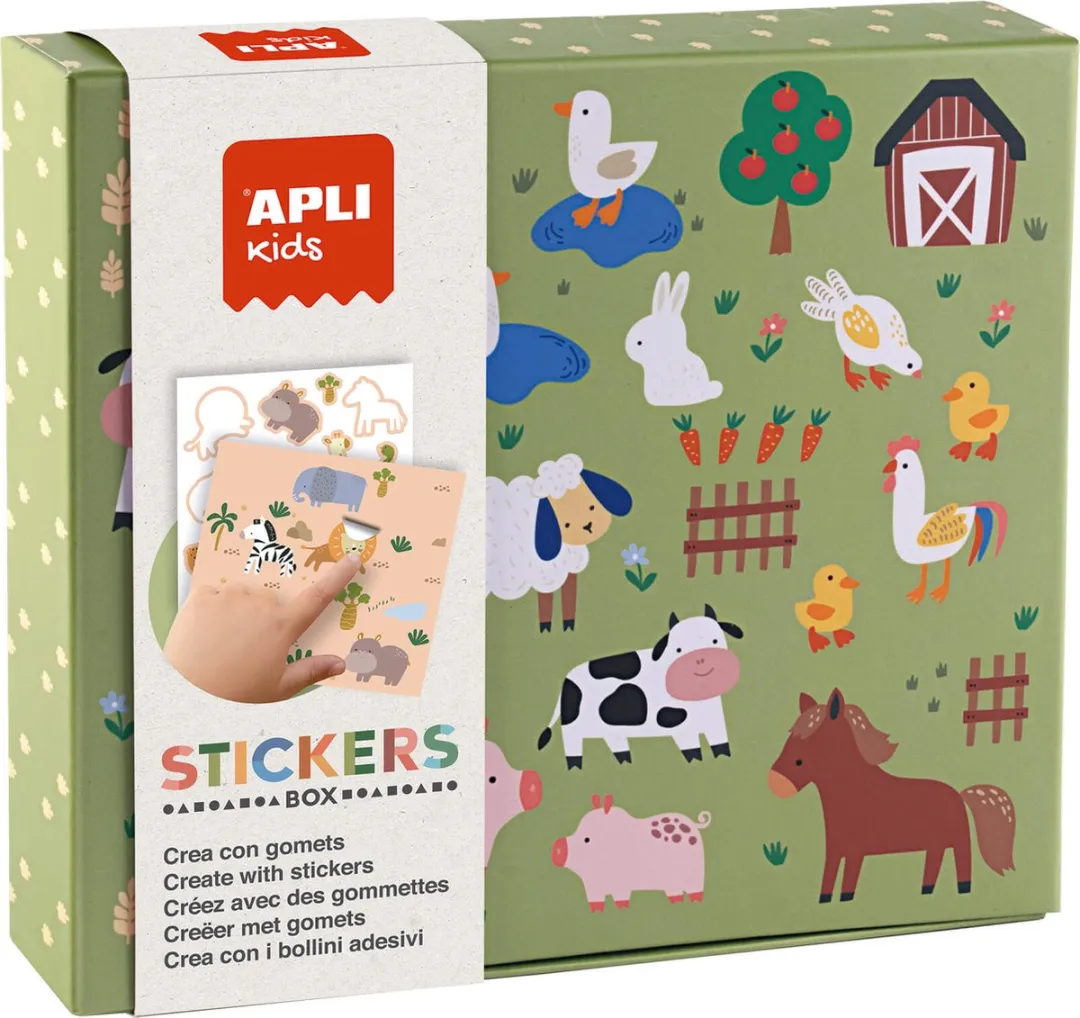 Apli Kids Stickerspel Dieren in de Natuur