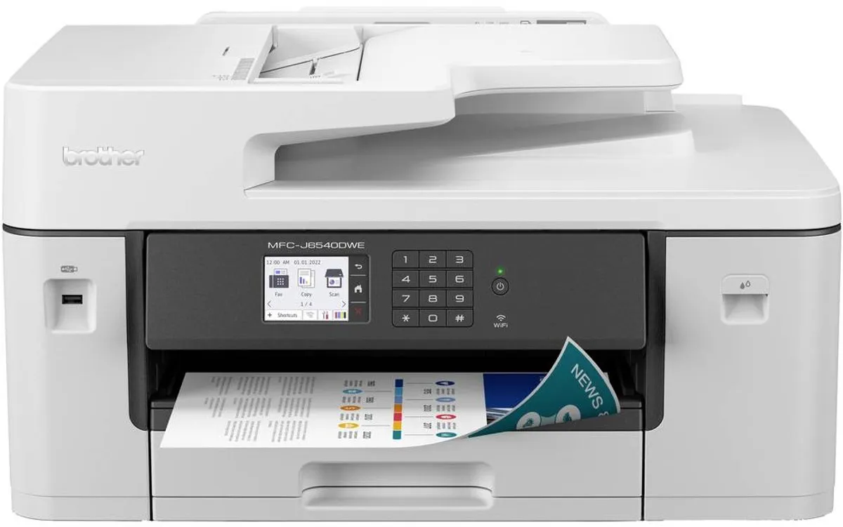 Brother MFC-J6540DW A3 All-in-one Inkjetprinter - Wit/Zwart