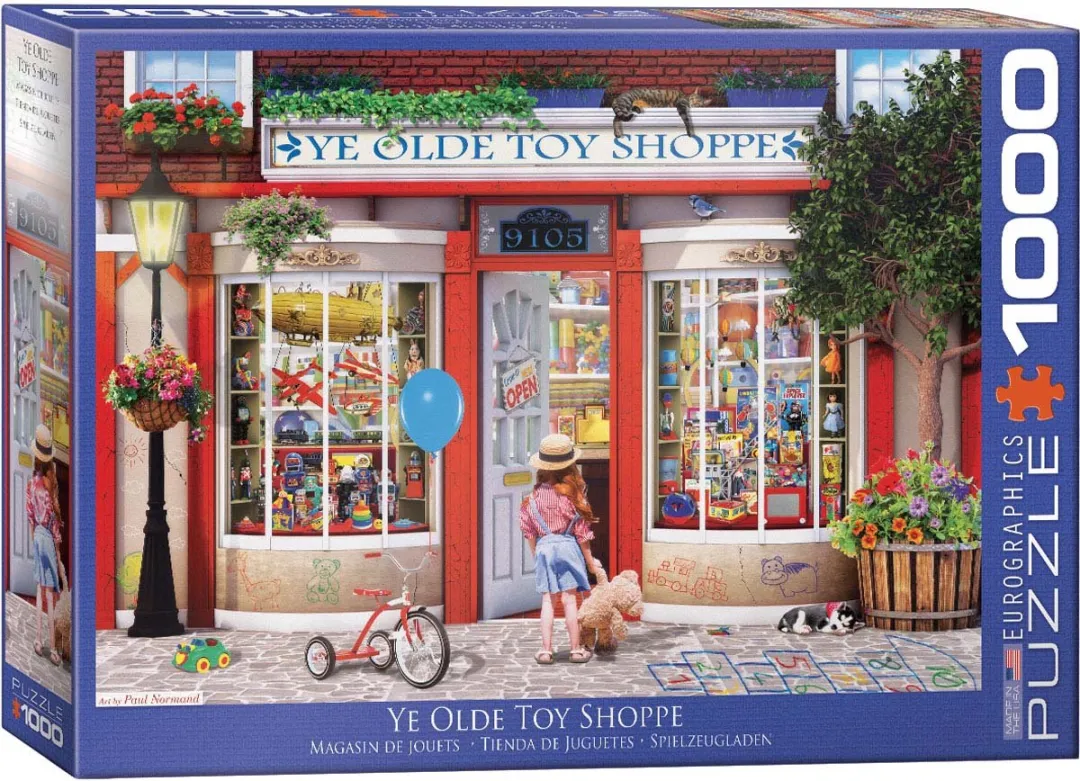 Eurographics De Olden Speelgoedzaak Legpuzzel 1000 Stuks - Meerkleurig