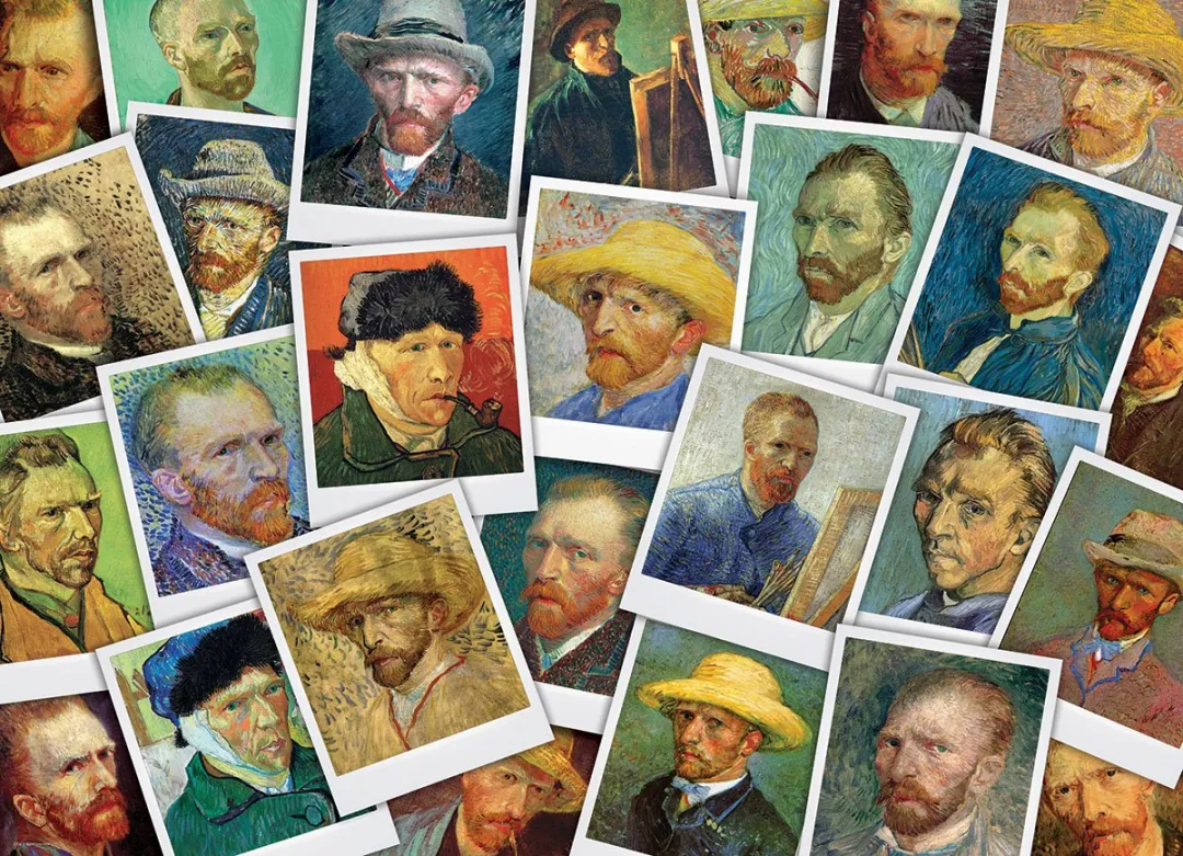 Eurographics Vincent Van Gogh Zelfportretten Legpuzzel 1000 Stuks - Meerkleurig
