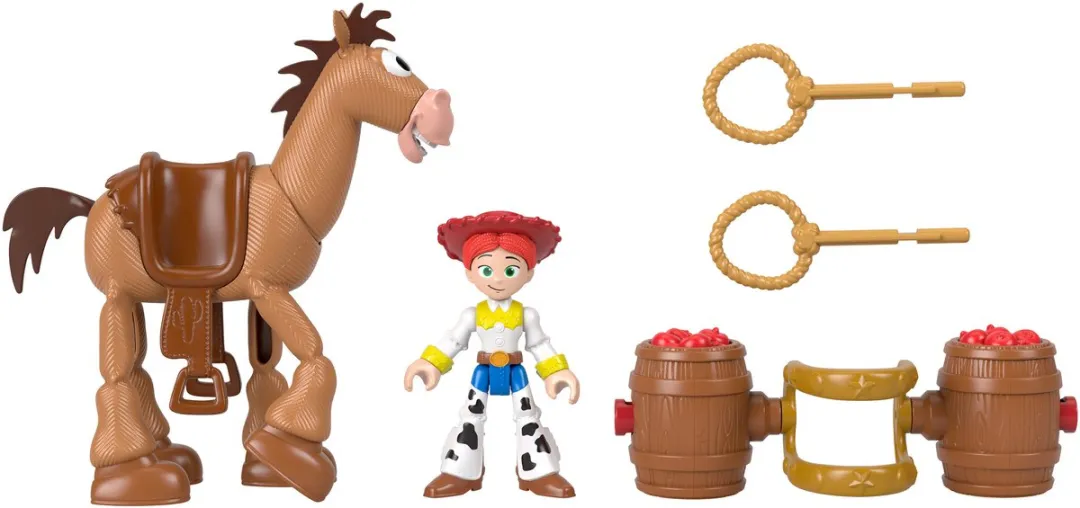 Mattel Toy Story Jessie & Bullseye Actiefiguur Set - Multicolor