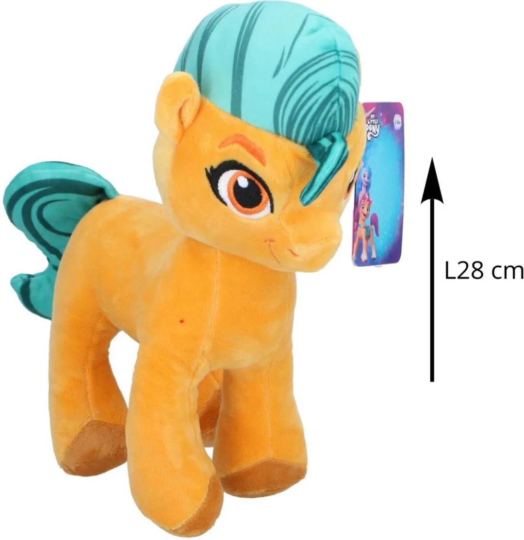 Hasbro My Little Pony Hitch Trailblazer Knuffel - 28cm - Oranje - afbeelding 6 van 6