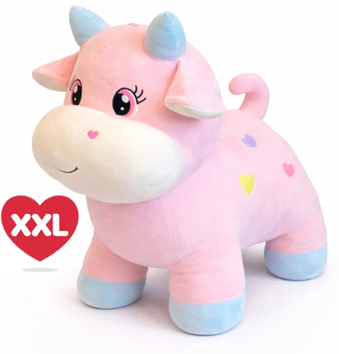 Topknuffels Squishy Koe XXL Pluche Knuffel