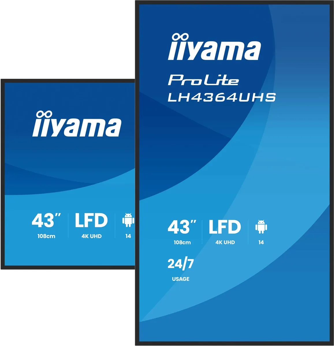 iiyama LH4364UHS-B1AG Monitor 43" 4K Ultra HD - Zwart