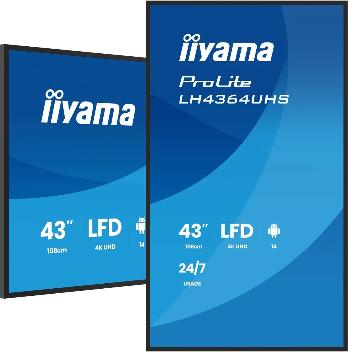 iiyama LH4364UHS-B1AG Monitor 43" 4K Ultra HD - Zwart