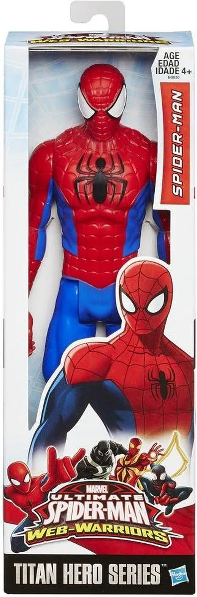Marvel Avengers Titan Hero Spider-Man - 30cm - Rood - afbeelding 6 van 6