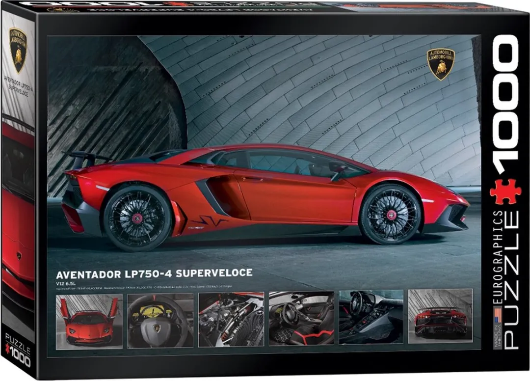 Eurographics Lamborghini Aventador LP750-4 Superveloce Legpuzzel 1000 Stuks