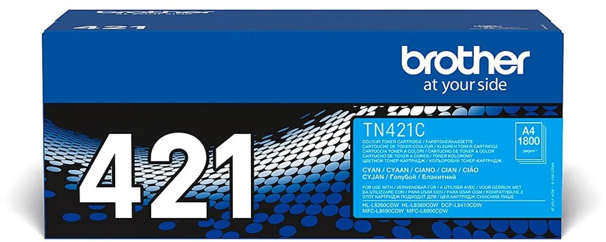 Brother TN421C Tonercartridge - Cyaan - 1 Stuks