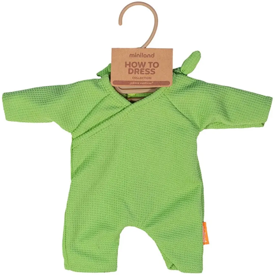 Miniland Poppenpyjama 32cm - Multicolor