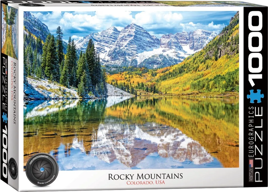 Eurographics Rocky Mountains Colorado USA Legpuzzel 1000 Stuks