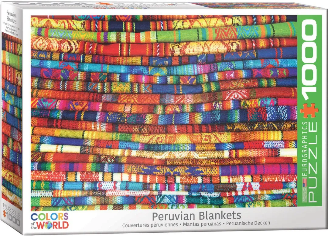Eurographics Peruvian Blankets 1000 - Meerkleurig