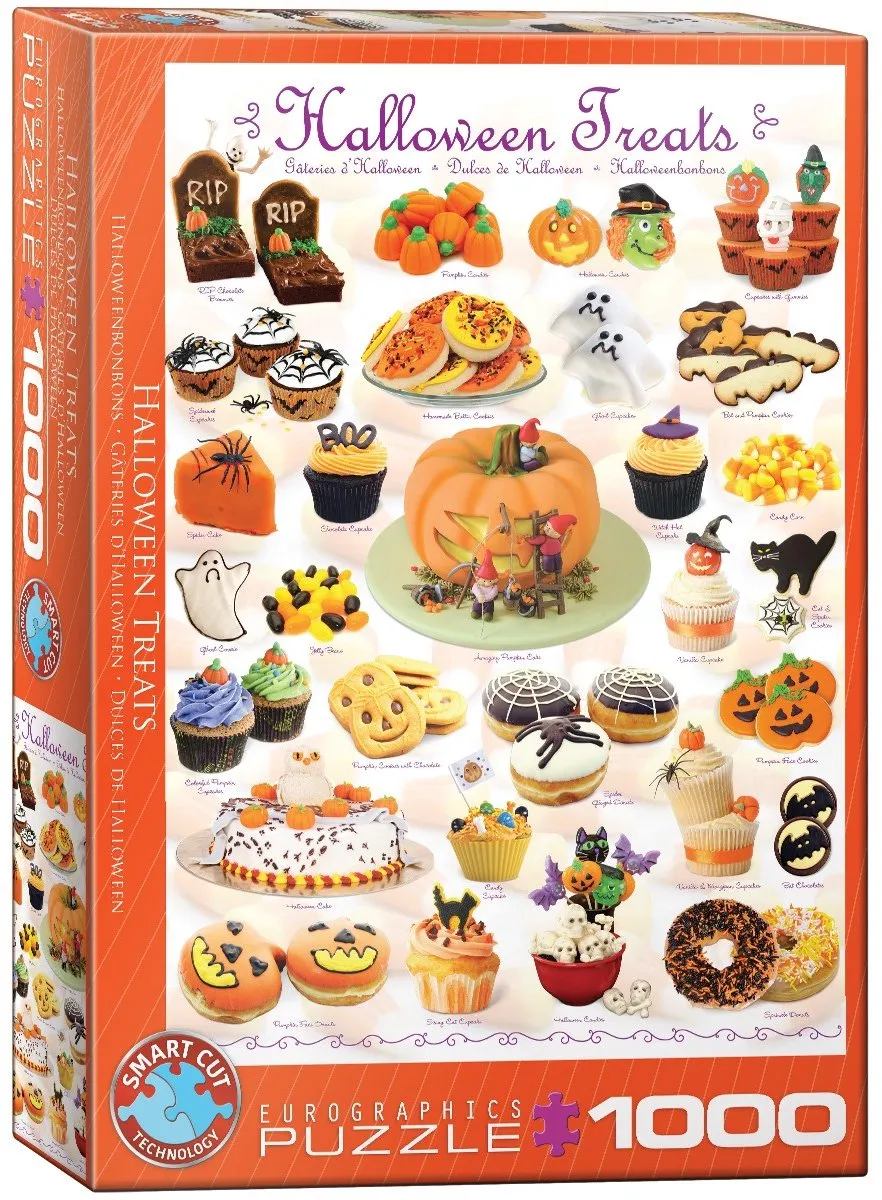 Eurographics Halloween Snoepgoed Puzzel 1000 Stuks - Meerkleurig