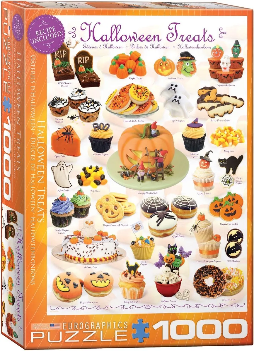 Eurographics Halloween Snoepgoed Puzzel 1000 Stuks