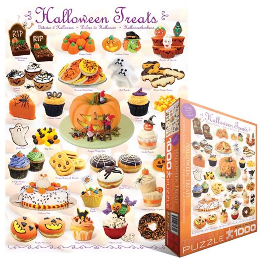 Eurographics Halloween Snoepgoed Puzzel 1000 Stuks - Meerkleurig
