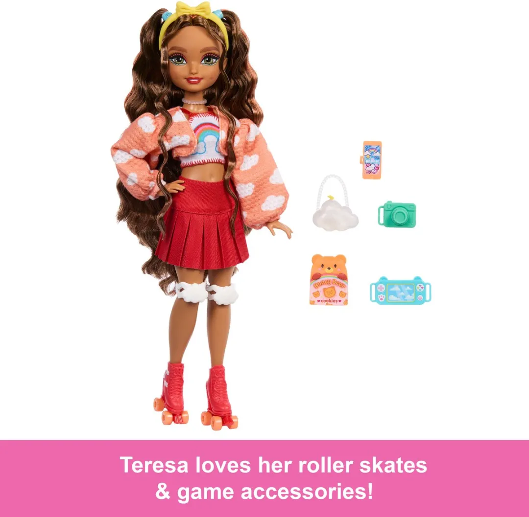 Barbie Dream Besties Skate Teresa - Meerkleurig