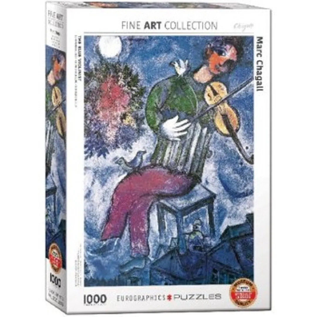 Eurographics De Blauwe Violist Marc Chagall Legpuzzel 1000 Stuks - Fine Art