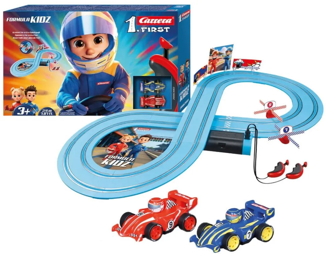 Carrera FIRST Racebaan FormulaKidz CAR20063061 - Blauw vs. Rood