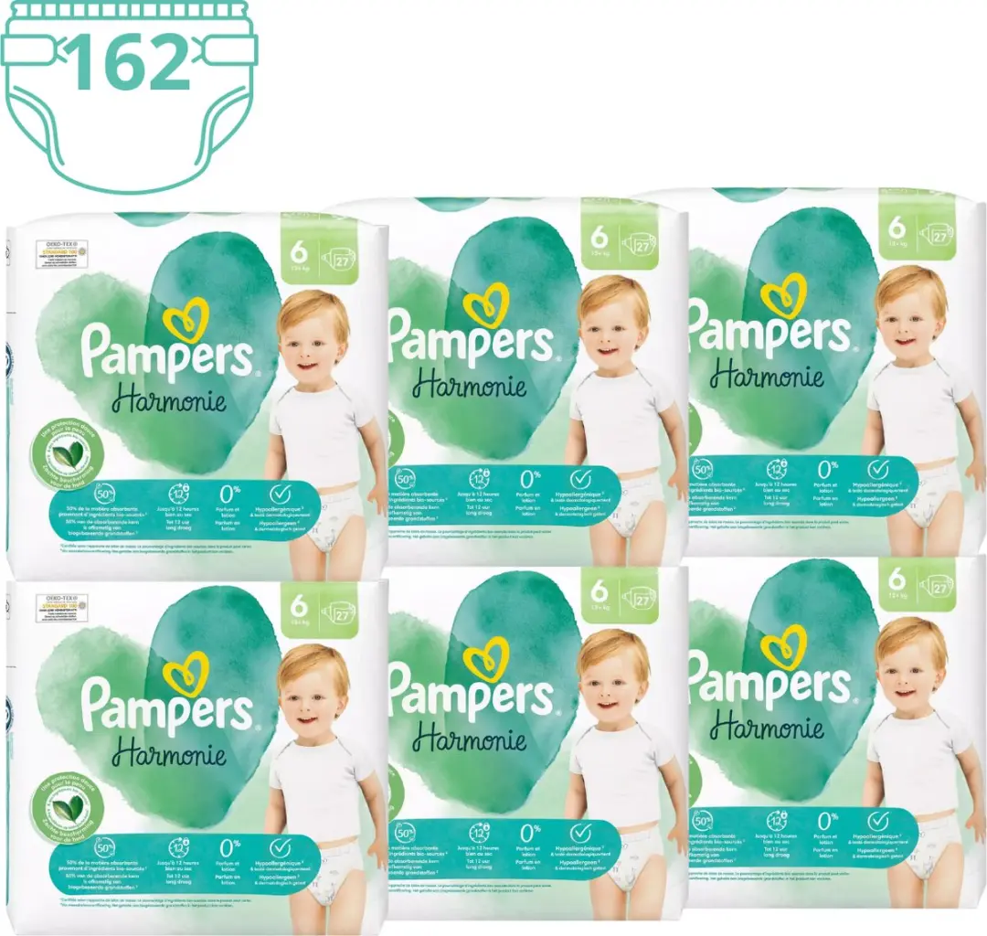 Pampers Harmonie Luiers Maat 6