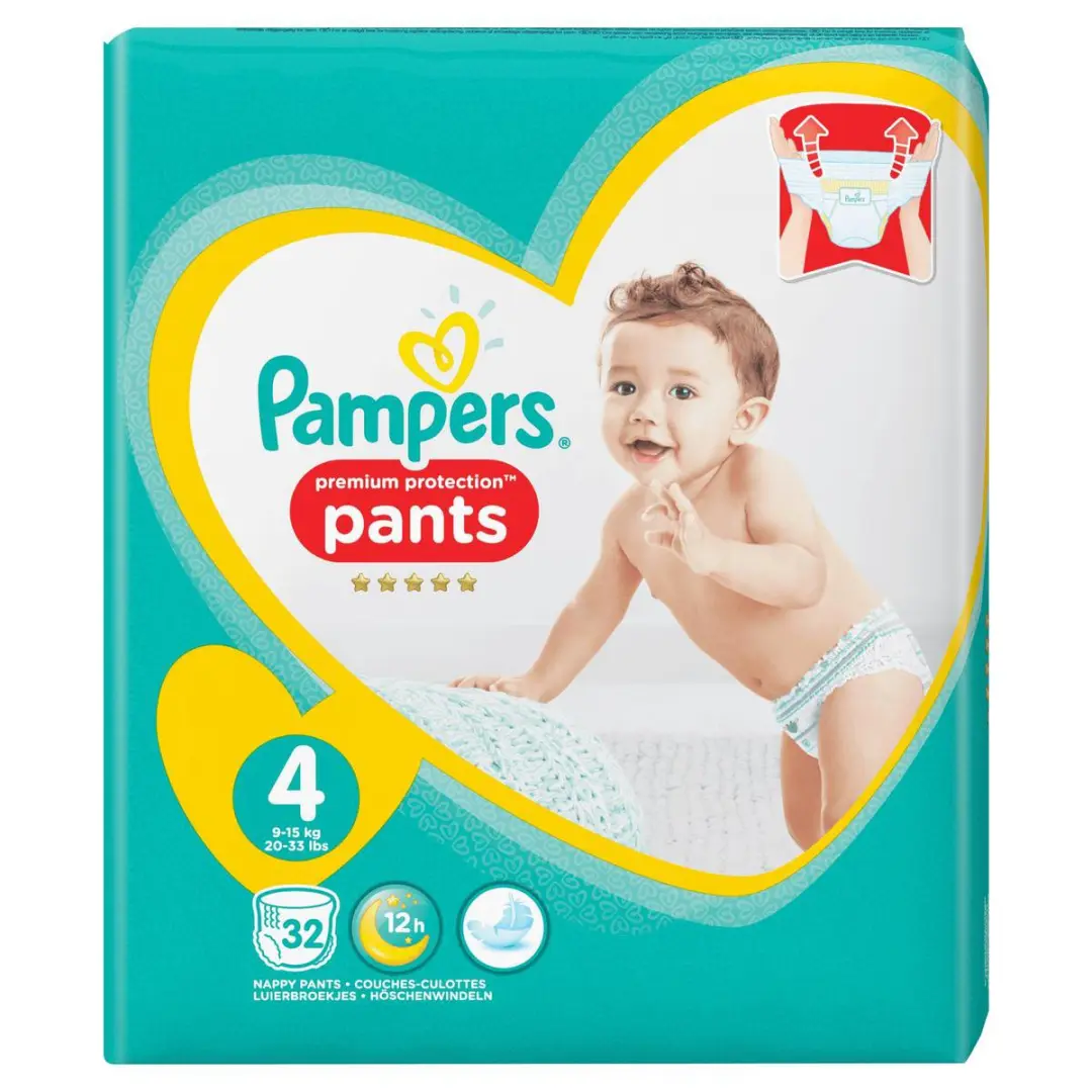 Pampers Baby Premium Protection Pants Maat 4 - 32 Stuks