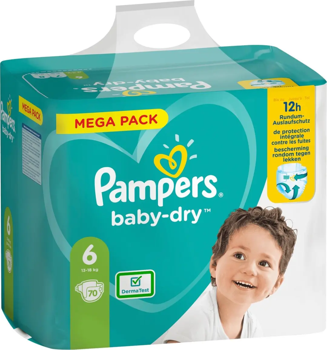 Pampers Baby Dry Maat 6 Luiers - 70 Stuks
