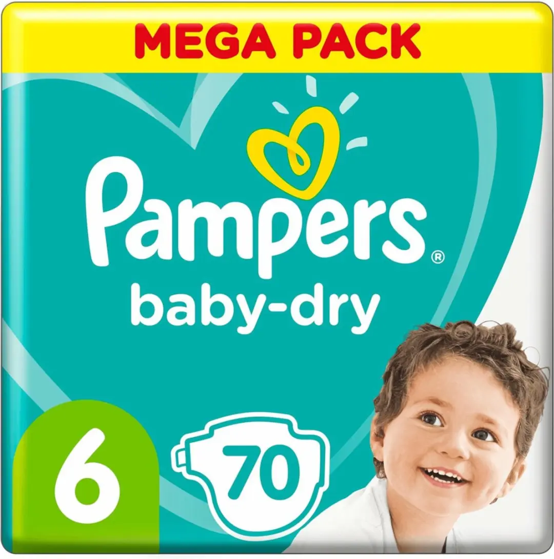 Pampers Baby Dry Maat 6 Luiers