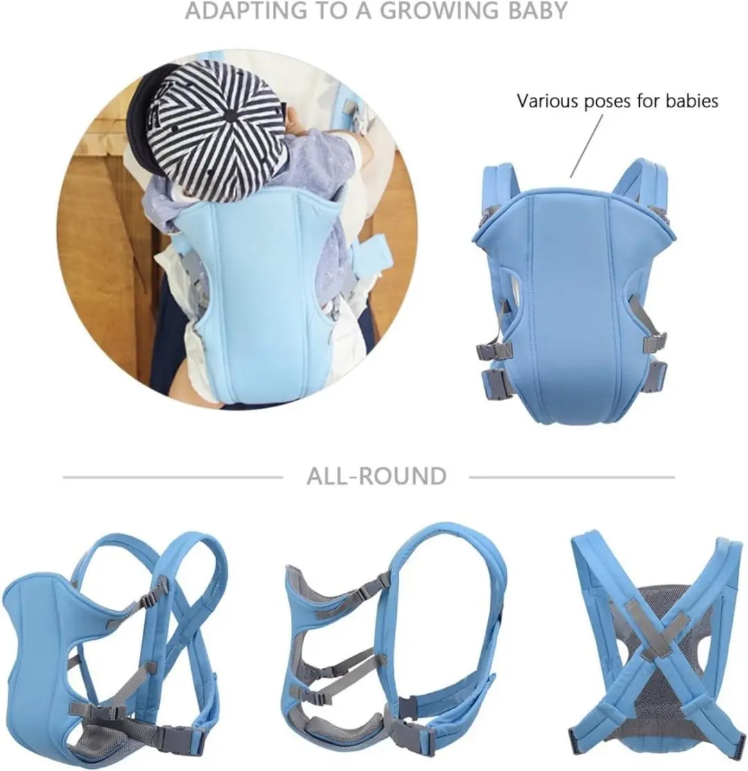 ECTEATOY Ergonomische Draagzak 3-in-1 - Lichtblauw