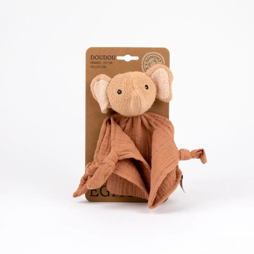 Egmont Toys Olifant Ollie Knuffeldoekje 23cm - Beige