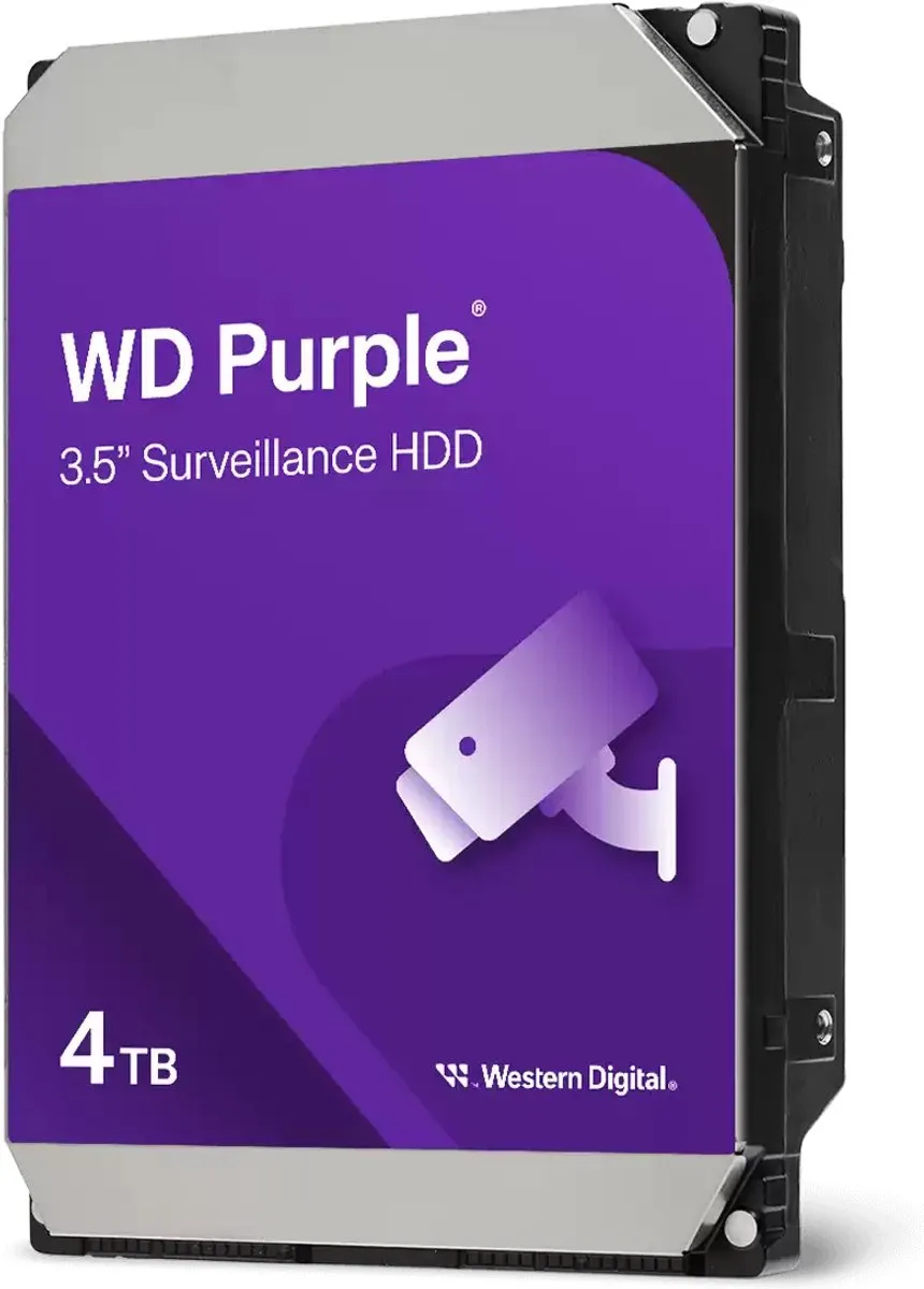 Western Digital Purple WD44PURZ Harde Schijf 4TB - 5400 RPM