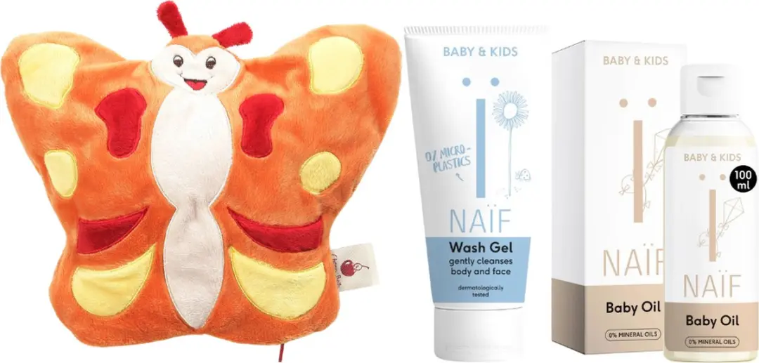 Naïf Cadeauset Babyolie & Washgel