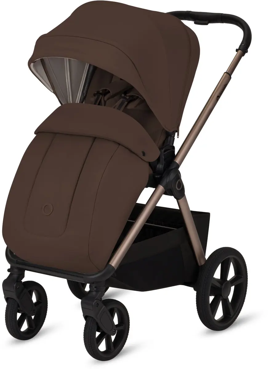 Lionelo Carmine 2-in-1 Kinderwagen Reiswieg & Wandelwagen - GravelTech Wielen - Bruin