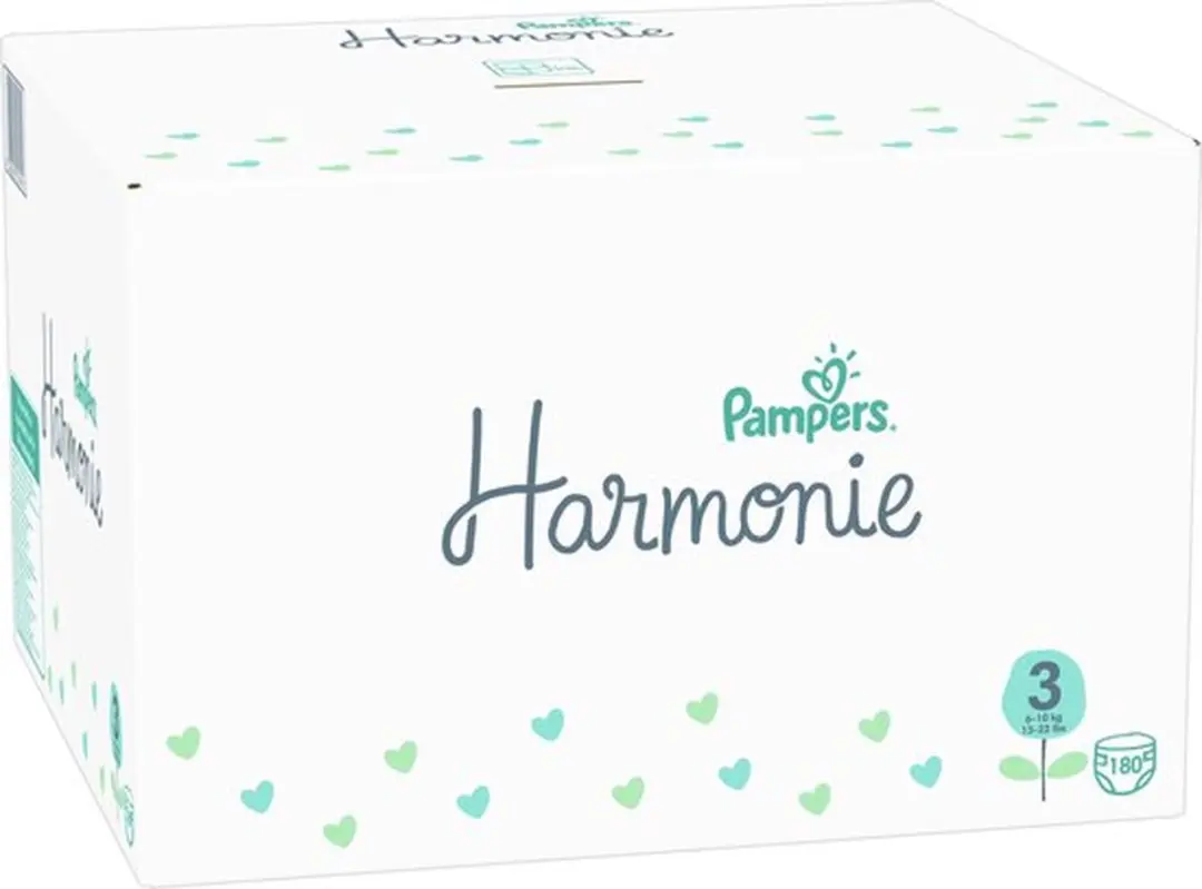 Pampers Harmonie Maat 3 Luiers - 180 Stuks
