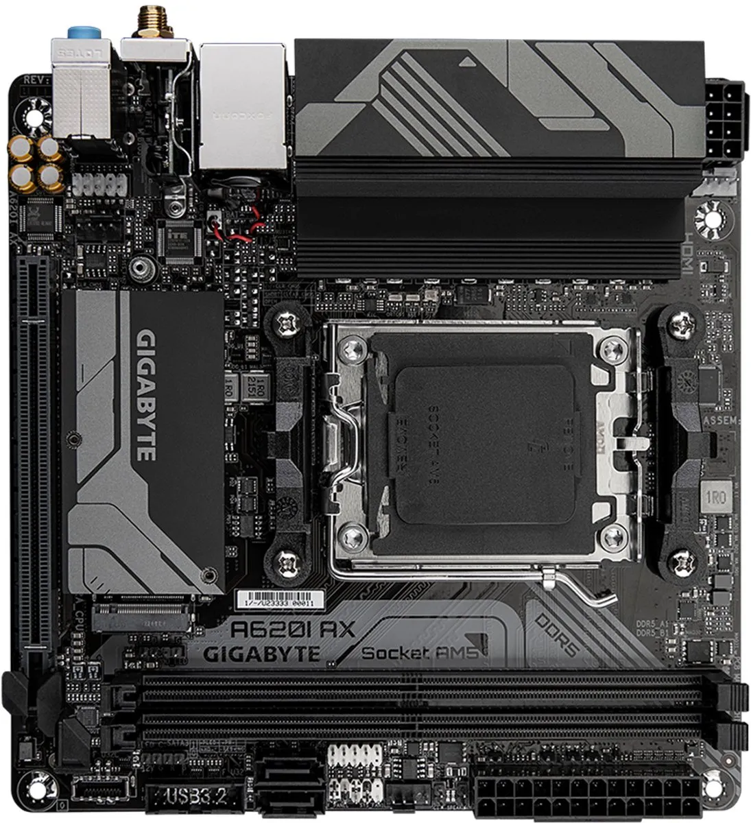 Gigabyte A620I AX Moederbord - AM5 mini ITX