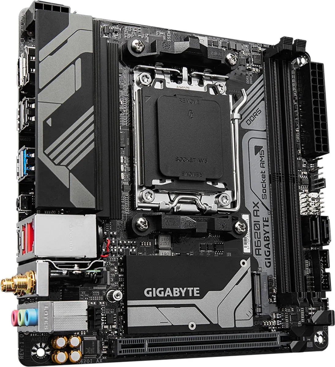 Gigabyte A620I AX Moederbord - AM5 mini ITX