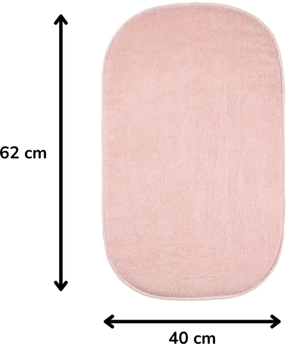 Nattou Care Inlegkussen Softy Verschoonkussen 62cm - Roze - afbeelding 2 van 4