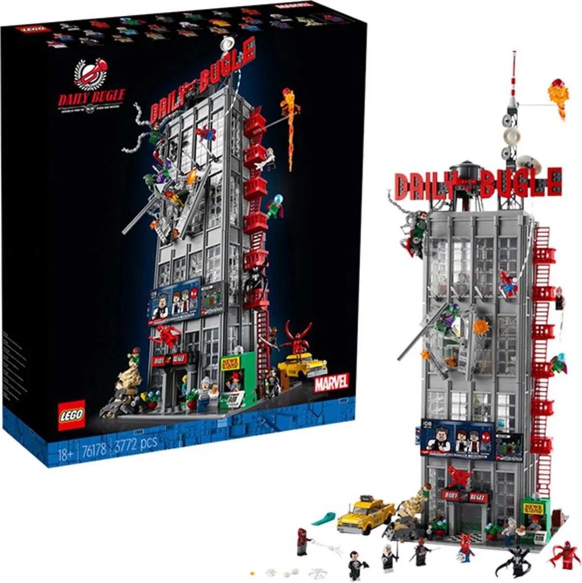 LEGO Spider-Man Daily Bugle 76178 - 25 Minifiguren - afbeelding 2 van 6