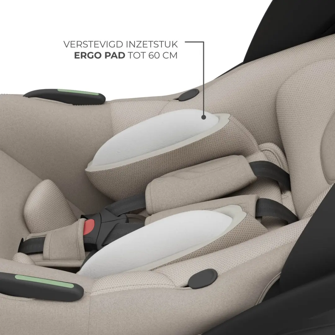KinderKraft I-LITE Autostoel met ENDURA SAFE FX Isofix-Basis - 40-87 cm - Beige