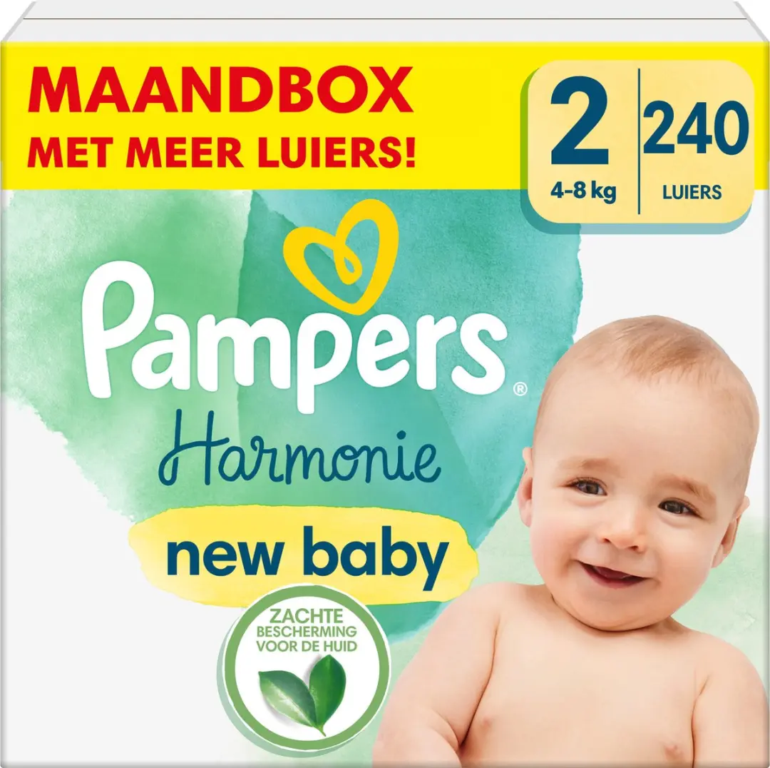 Pampers Harmonie Luiers Maat 2 240 Stuks