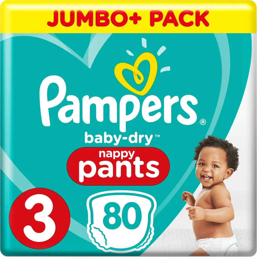 Pampers Baby Dry Luierbroekjes Maat 3 80 Stuks