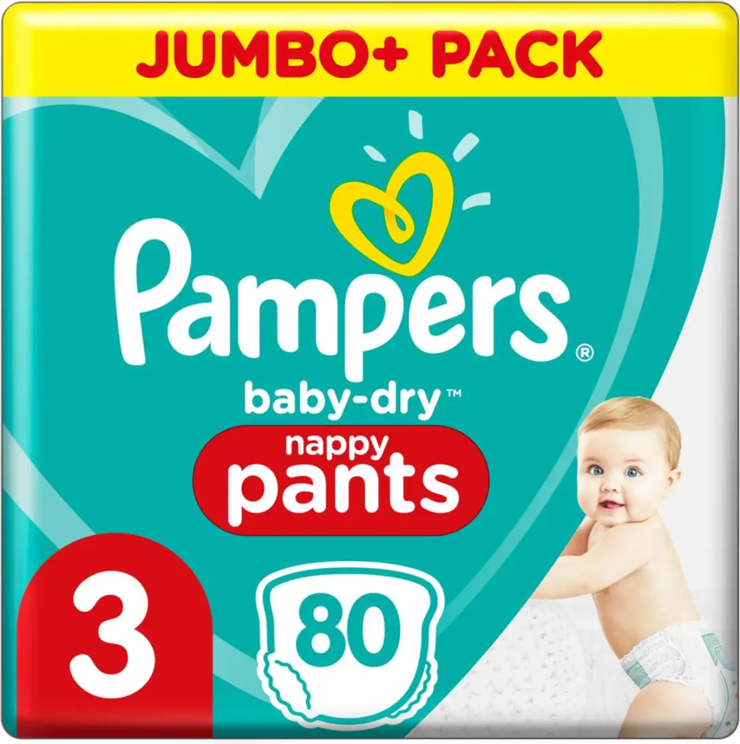 Pampers Baby Dry Luierbroekjes Maat 3 80 Stuks