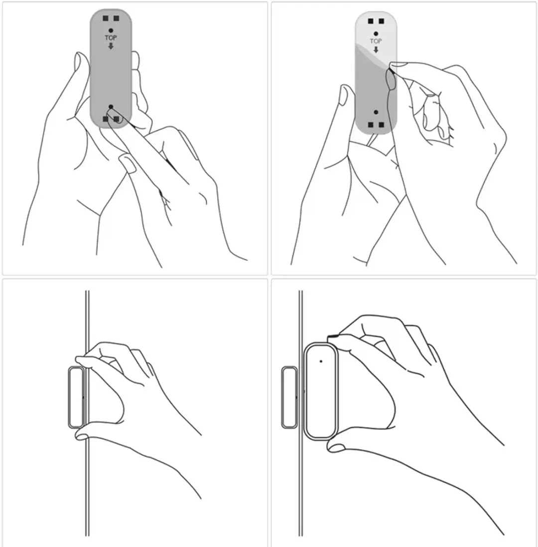 RedParrot WiFi Slimme Deursensor - Wit