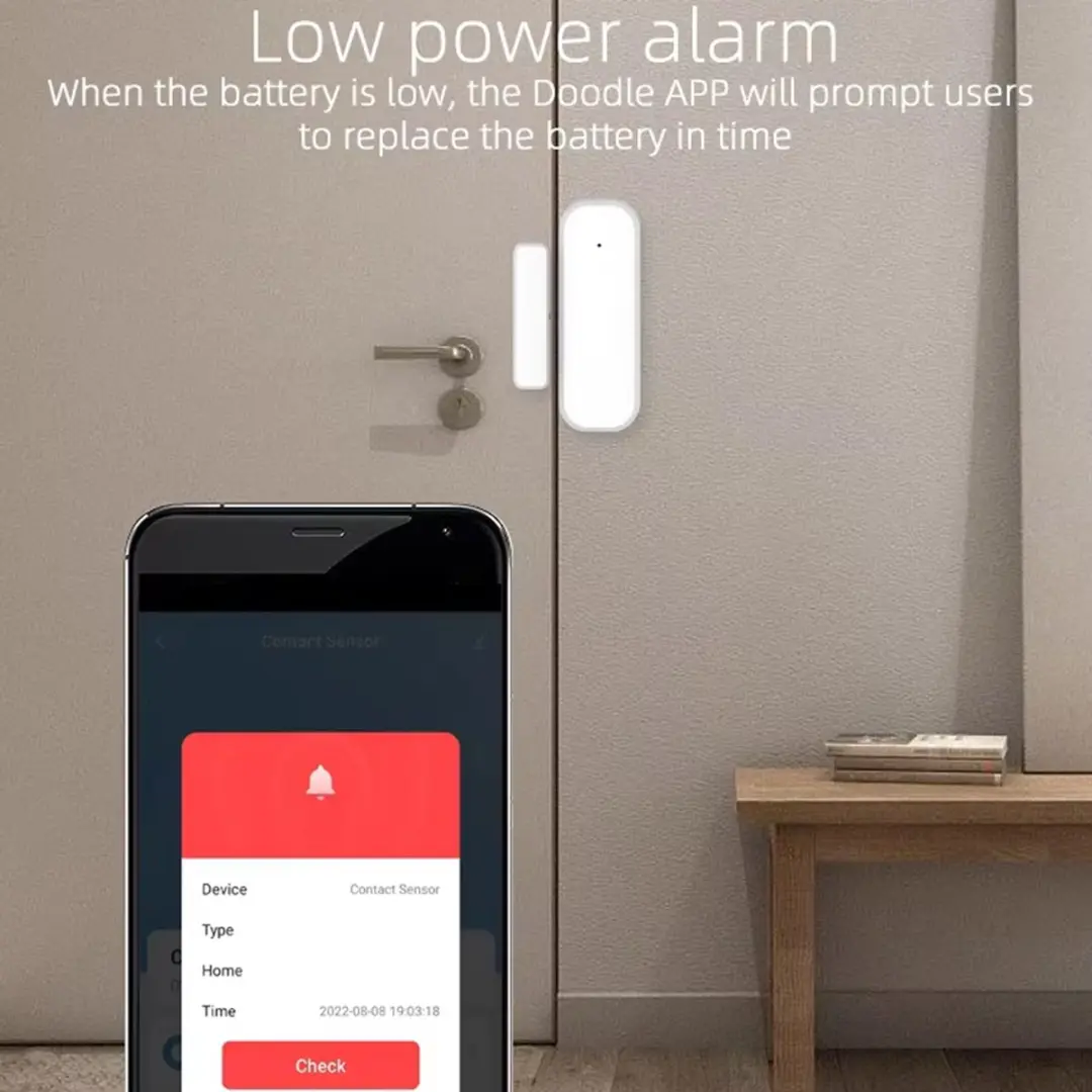 RedParrot WiFi Slimme Deursensor - Wit