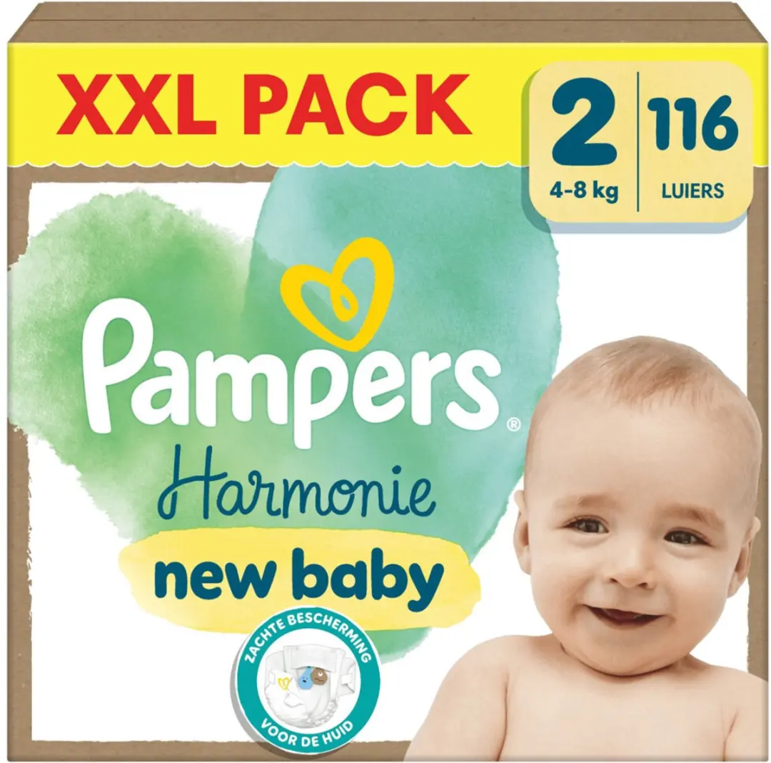 Pampers Harmonie Luiers Maat 2 116 Stuks