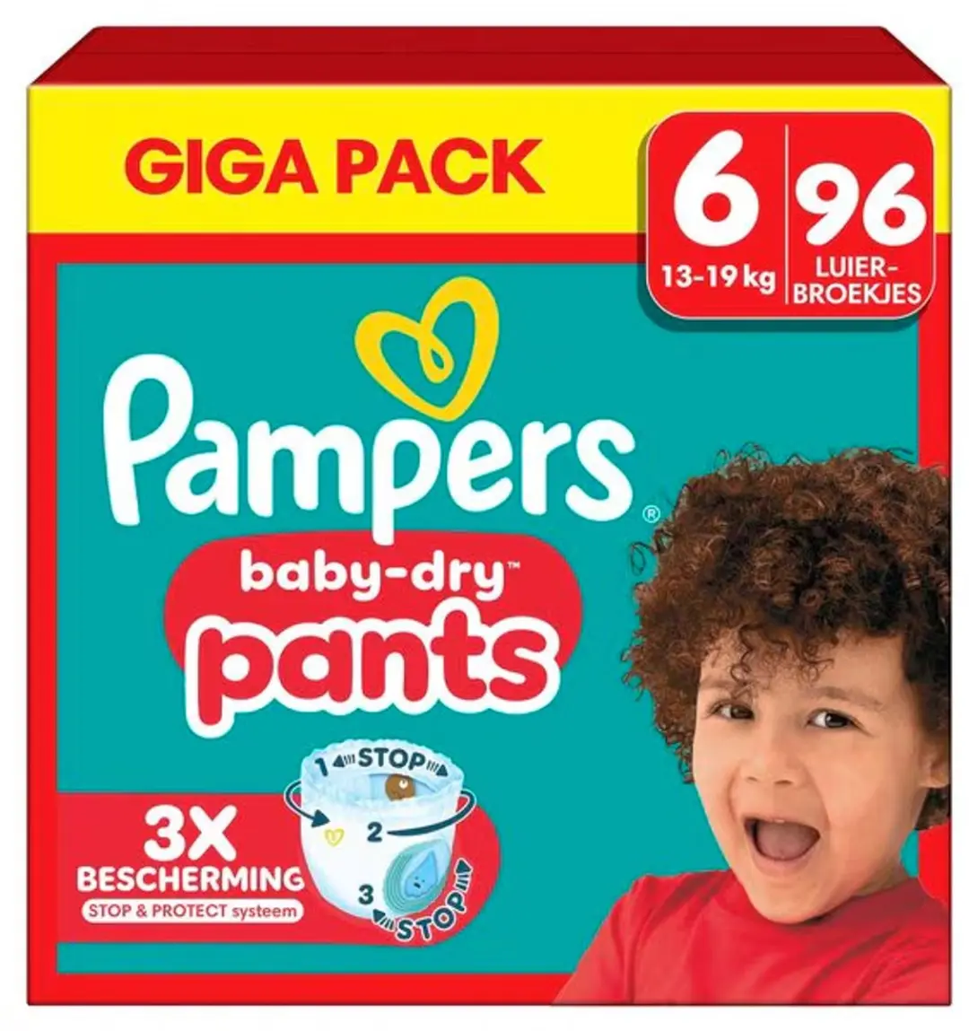 Pampers Baby-Dry Pants Maat 6