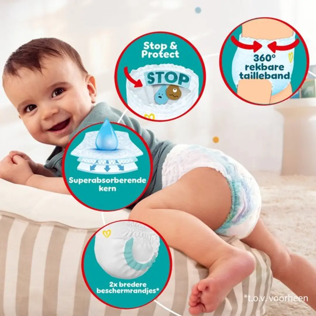 Pampers Baby-Dry Pants Maat 6 - 96 Stuks