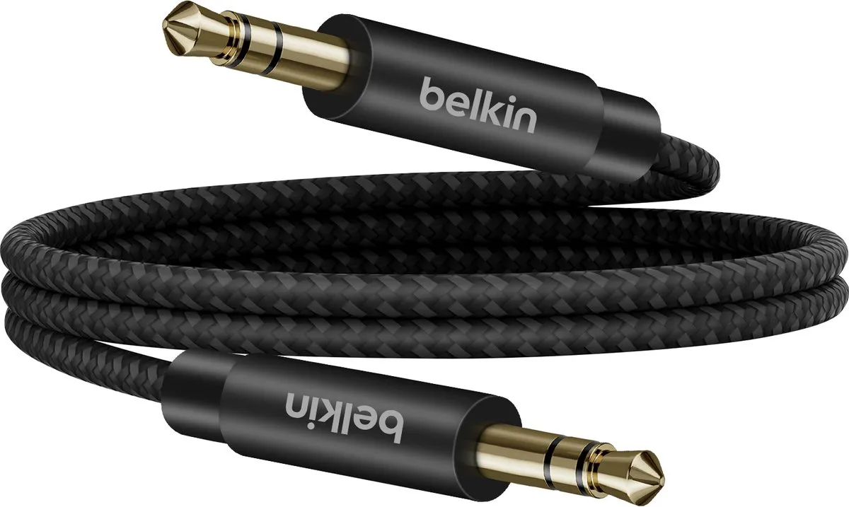Belkin MIXIT Metallic 3.5mm AUX-kabel - Zwart